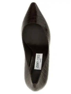 'Romy' pumps 87% lh 5% pl 5% sa 3% me JIMMY CHOO Brown