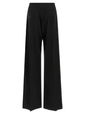 'Tailored Wide Belas' pants RP02E4355FLW09 RICK OWENS Black