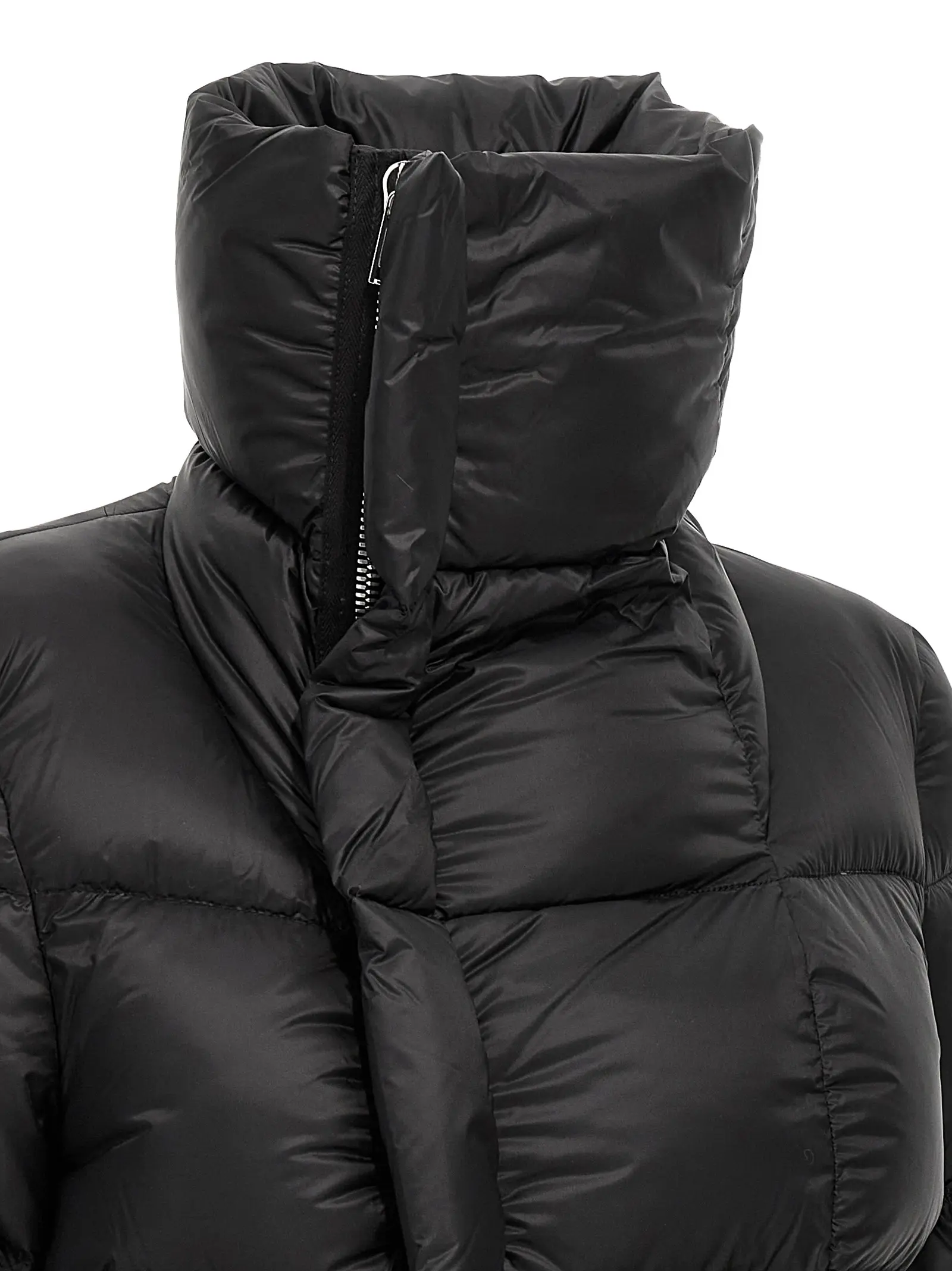 Куртка пухова Rick Owens Naska Duvet Чорна 4 'Naska Duvet' down jacket 100% lamb leather (Ovis aries) RICK OWENS Black