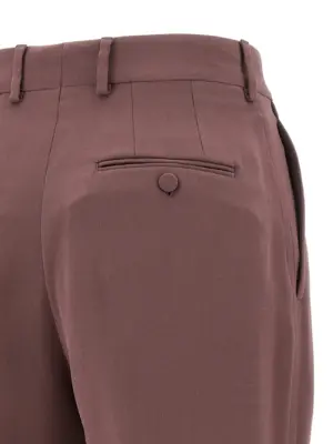 Silk pants 100% silk BRIONI Pink
