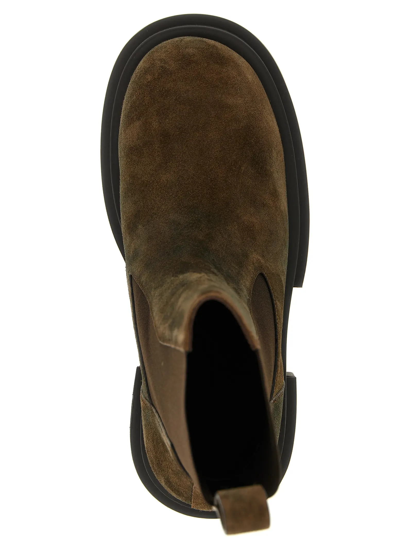 Черевики Rick Owens Beatle Bogun Коричневі 4 'Beatle Bogun' ankle boots 100% calfskin leather (Bos Taurus) RICK OWENS Brown