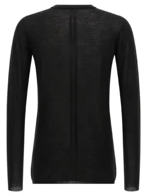 'Biker Level' sweater RU02E1622ML09 RICK OWENS Black