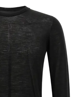 'Biker Level' sweater Man RICK OWENS Black