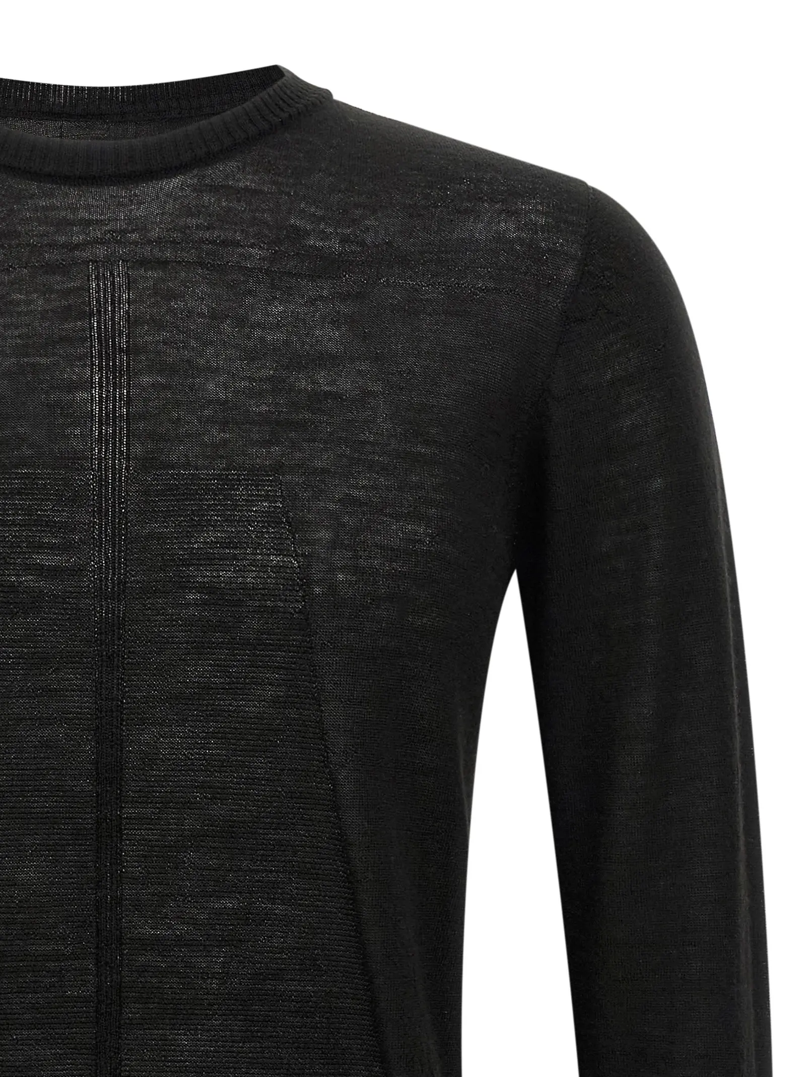 Светр Rick Owens Biker Level Чорний 3 'Biker Level' sweater Man RICK OWENS Black