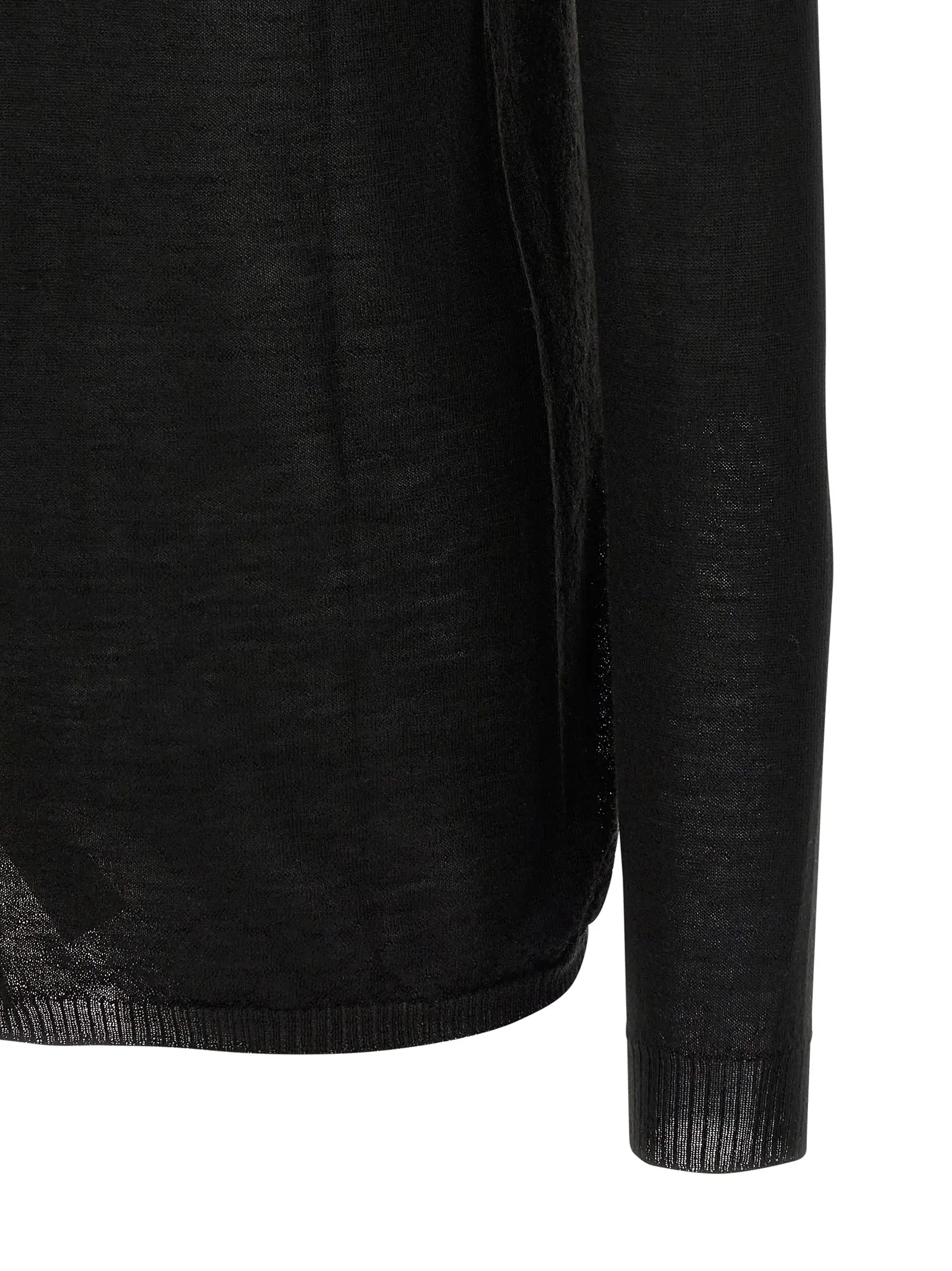Светр Rick Owens Biker Level Чорний 4 'Biker Level' sweater 100% virgin wool RICK OWENS Black