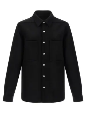 'Outershirt' overshirt RICK OWENS Black