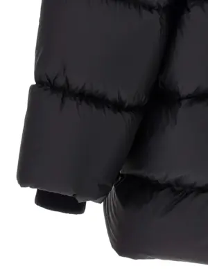 'Turtle' down jacket 100% nylon RICK OWENS Black