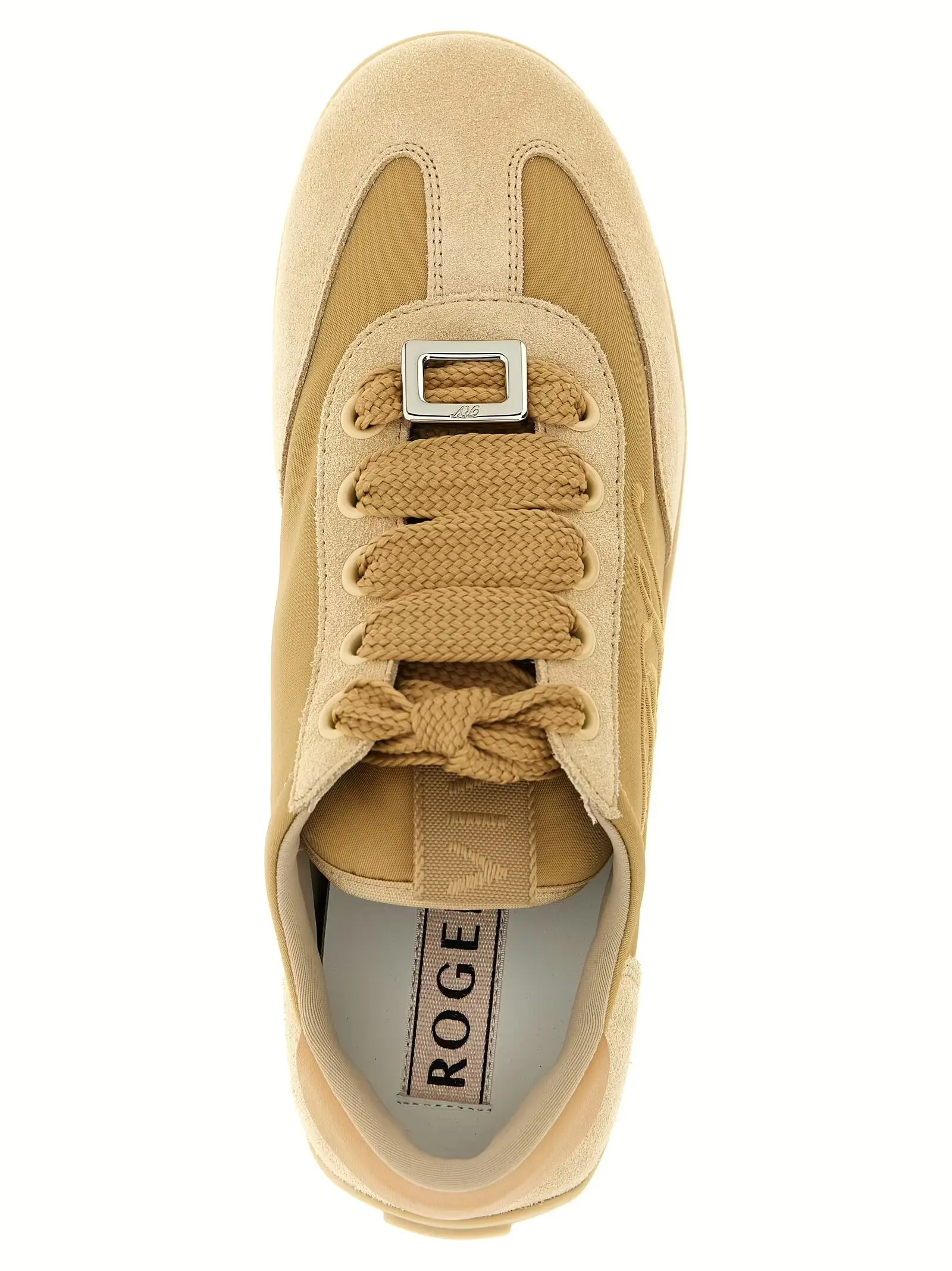 Кросівки Viv Low Roger Vivier Бежеві 4 'Viv Low' sneakers 100% calfskin leather (Bos Taurus) ROGER VIVIER Beige