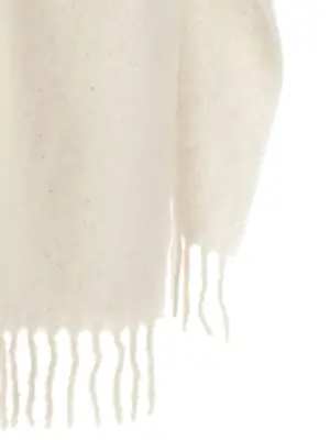 Bouclé yarn cape 95% wv