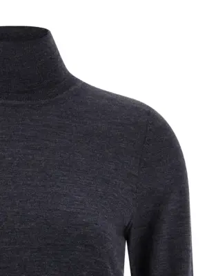Wool turtleneck sweater Woman MAISON MARGIELA Blue