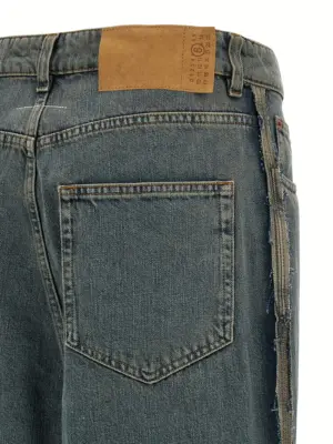 Panel jeans 100% cotton MM6 MAISON MARGIELA Blue