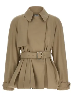 Balloon trench coat LOEWE Beige
