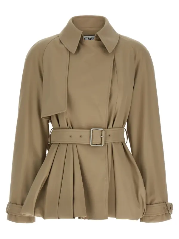 Balloon trench coat LOEWE Beige