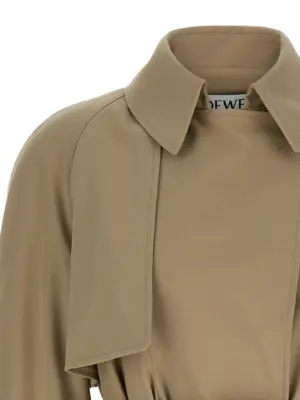 Balloon trench coat Woman LOEWE Beige