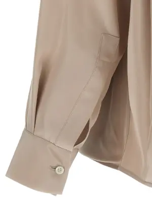 Silk draped shirt 98% silk