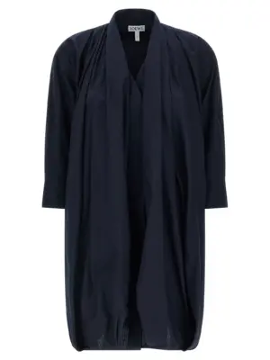 Draped dress LOEWE Blue