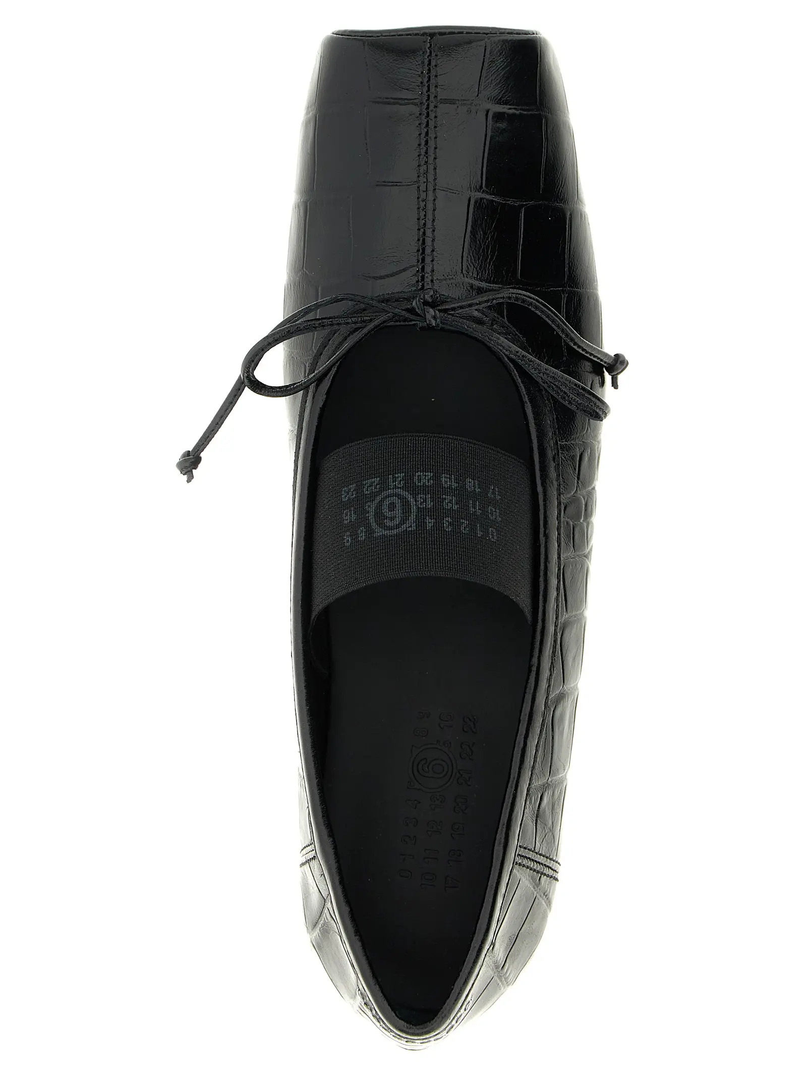 Балетки Ballet Mm6 Maison Margiela Чорні 4 'Ballet' ballet flats 100% calfskin leather (Bos Taurus) MM6 MAISON MARGIELA Black