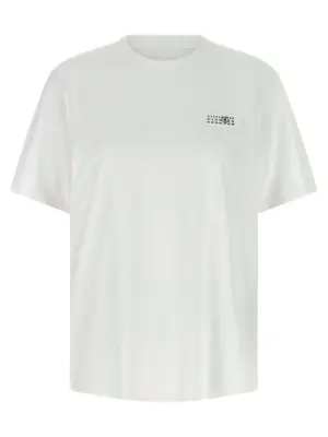 'Numeric signature MM6' T-shirt MM6 MAISON MARGIELA White