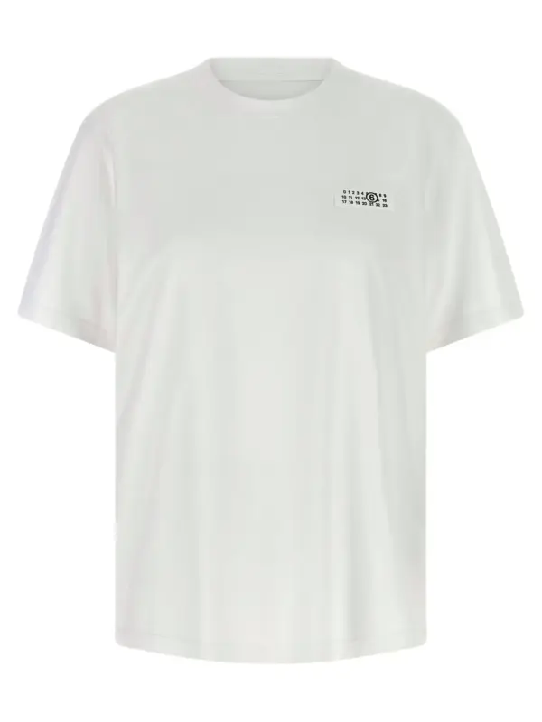'Numeric signature MM6' T-shirt MM6 MAISON MARGIELA White