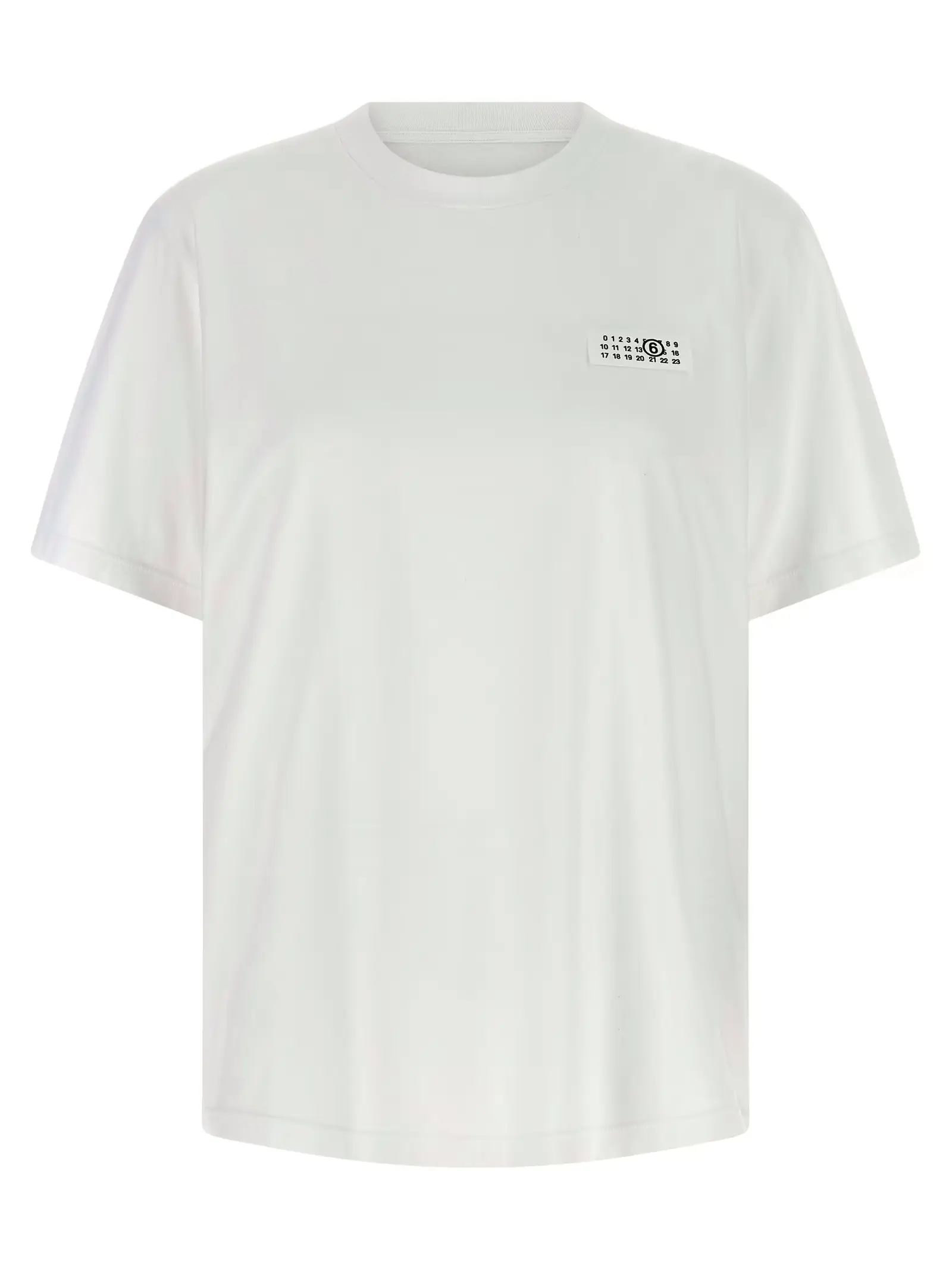 Футболка Numeric signature MM6 Mm6 Maison Margiela Біла 1 'Numeric signature MM6' T-shirt MM6 MAISON MARGIELA White