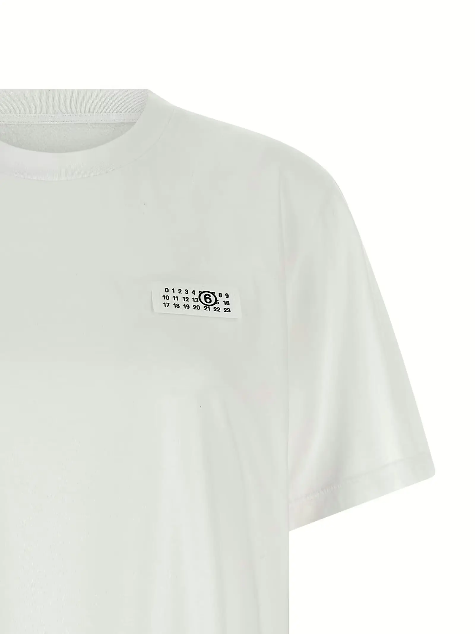 Футболка Numeric signature MM6 Mm6 Maison Margiela Біла 3 'Numeric signature MM6' T-shirt Woman MM6 MAISON MARGIELA White