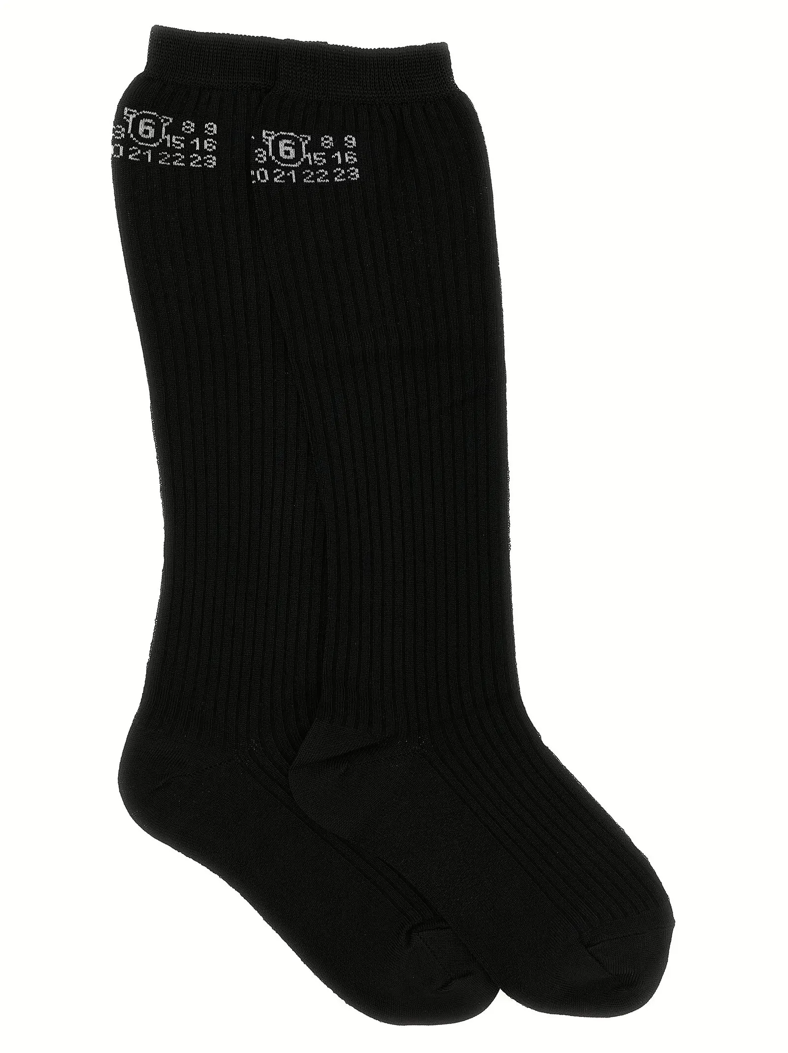 Шкарпетки Bootleg Mm6 Maison Margiela Чорні 1 'Bootleg' socks MM6 MAISON MARGIELA Black