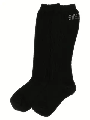 'Bootleg' socks S62TL0045M13204900 MM6 MAISON MARGIELA Black