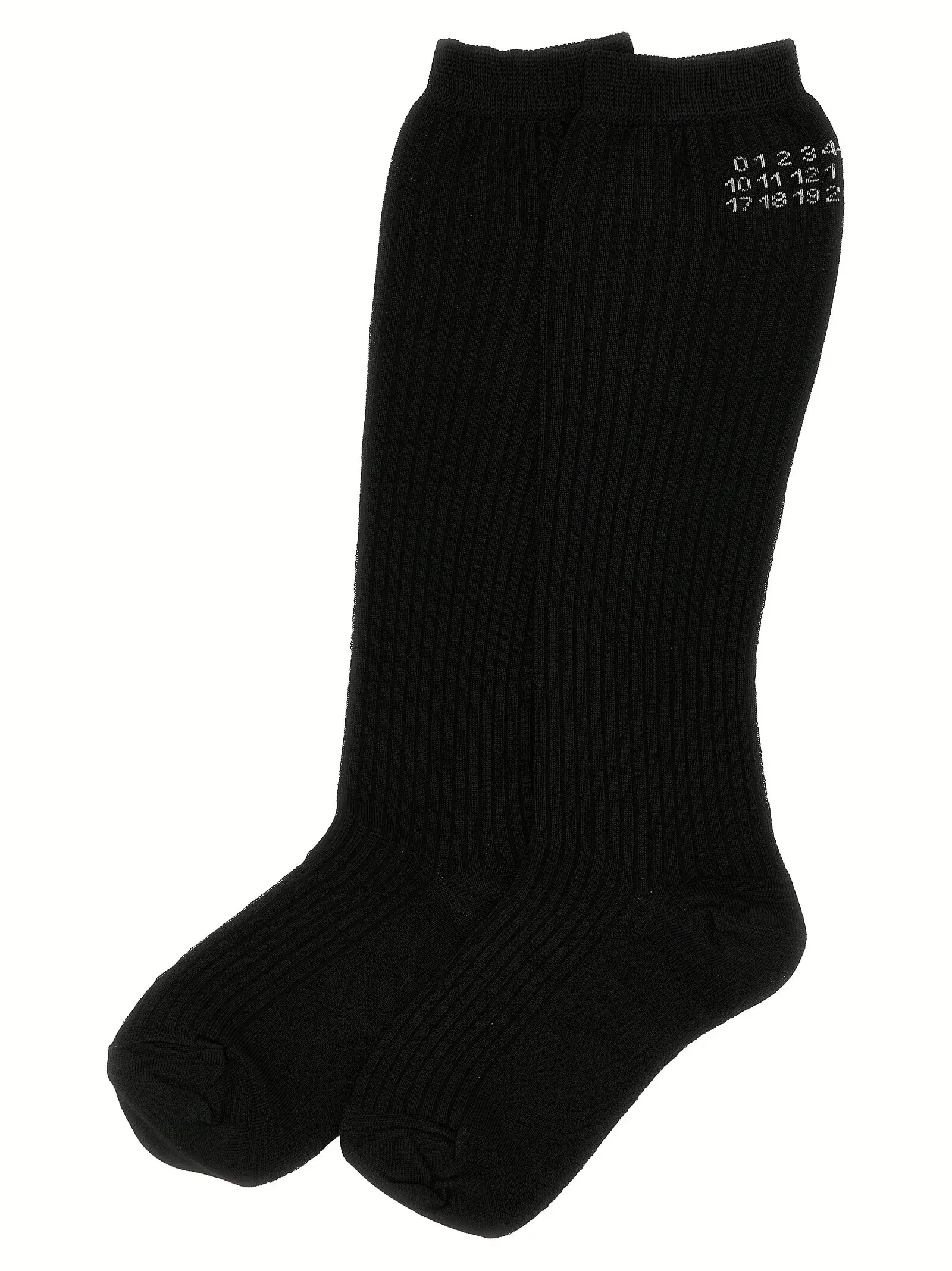 Шкарпетки Bootleg Mm6 Maison Margiela Чорні 2 'Bootleg' socks S62TL0045M13204900 MM6 MAISON MARGIELA Black