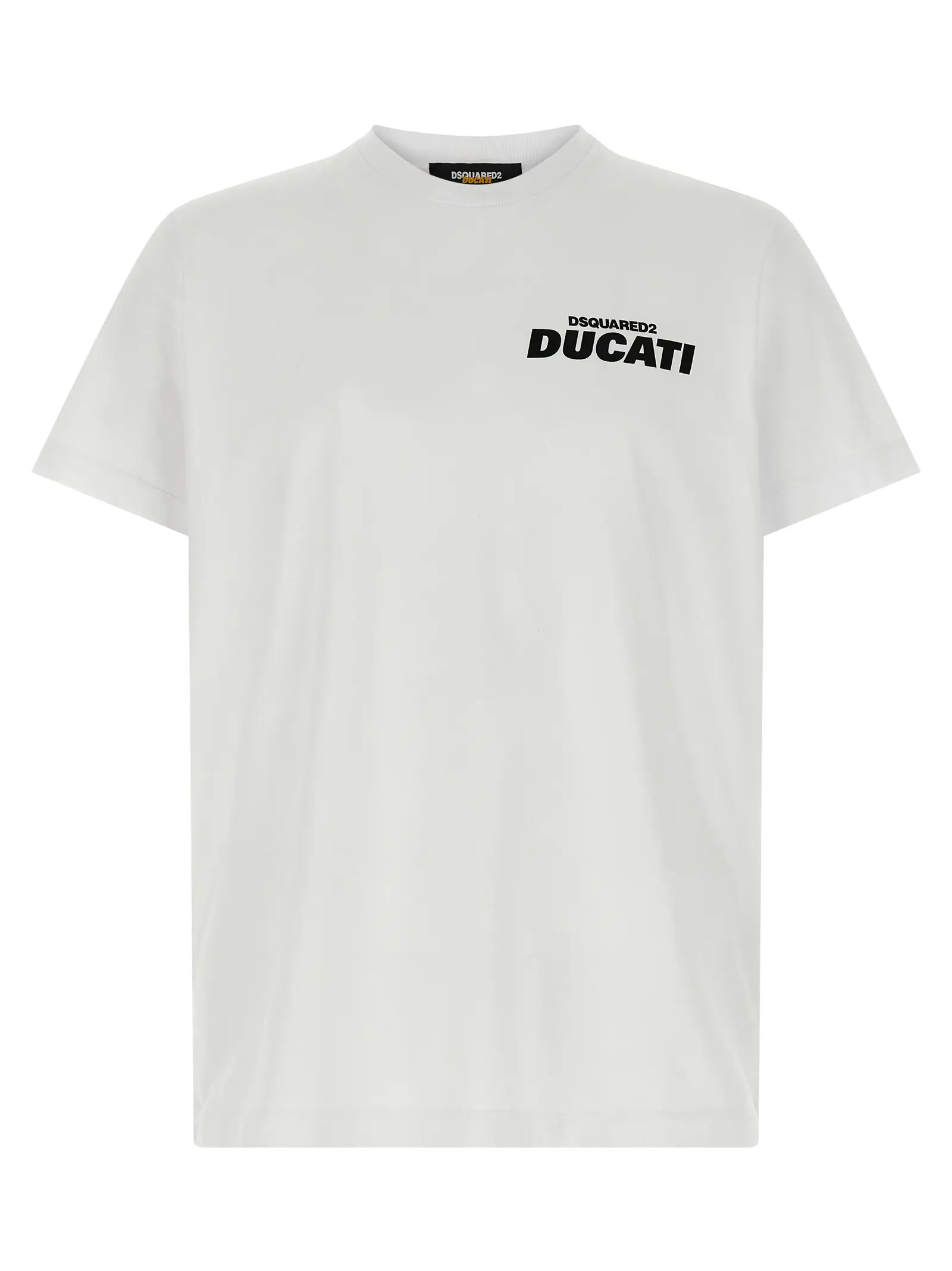 Футболка Dsquared2 T-shirt capsule Dsquared2 x Ducati Чорно-біла 1 T-shirt capsule Dsquared2 x Ducati DSQUARED2 White/Black