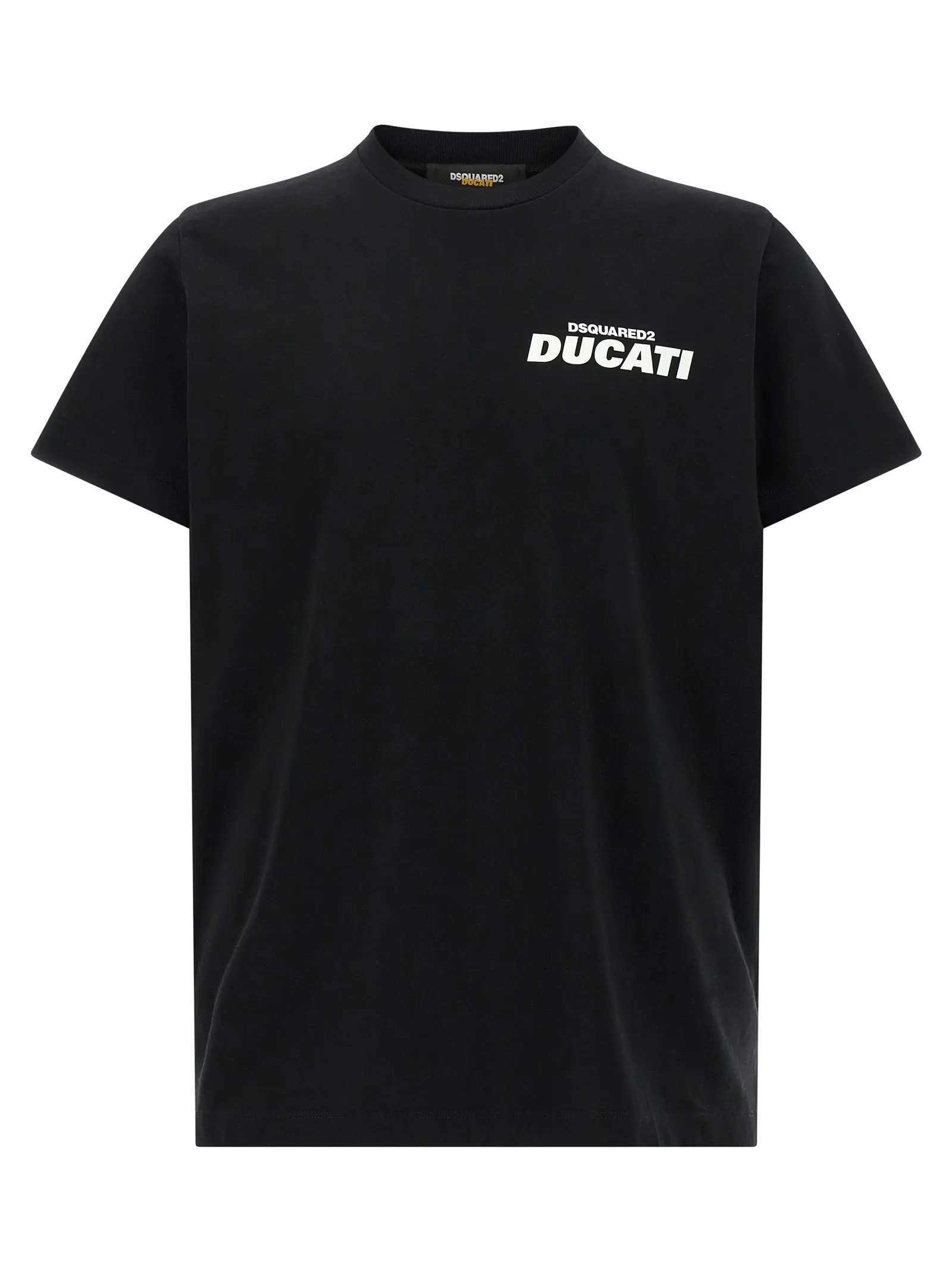 Футболка Dsquared2 Capsule Dsquared2 x Ducati Чорно-біла 1 T-shirt capsule Dsquared2 x Ducati DSQUARED2 White/Black