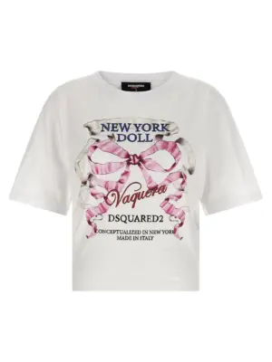 T-shirt capsule Vaquera x Dsquared2 DSQUARED2 White