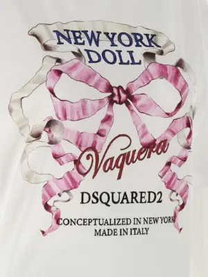 T-shirt capsule Vaquera x Dsquared2 100% cotton DSQUARED2 White