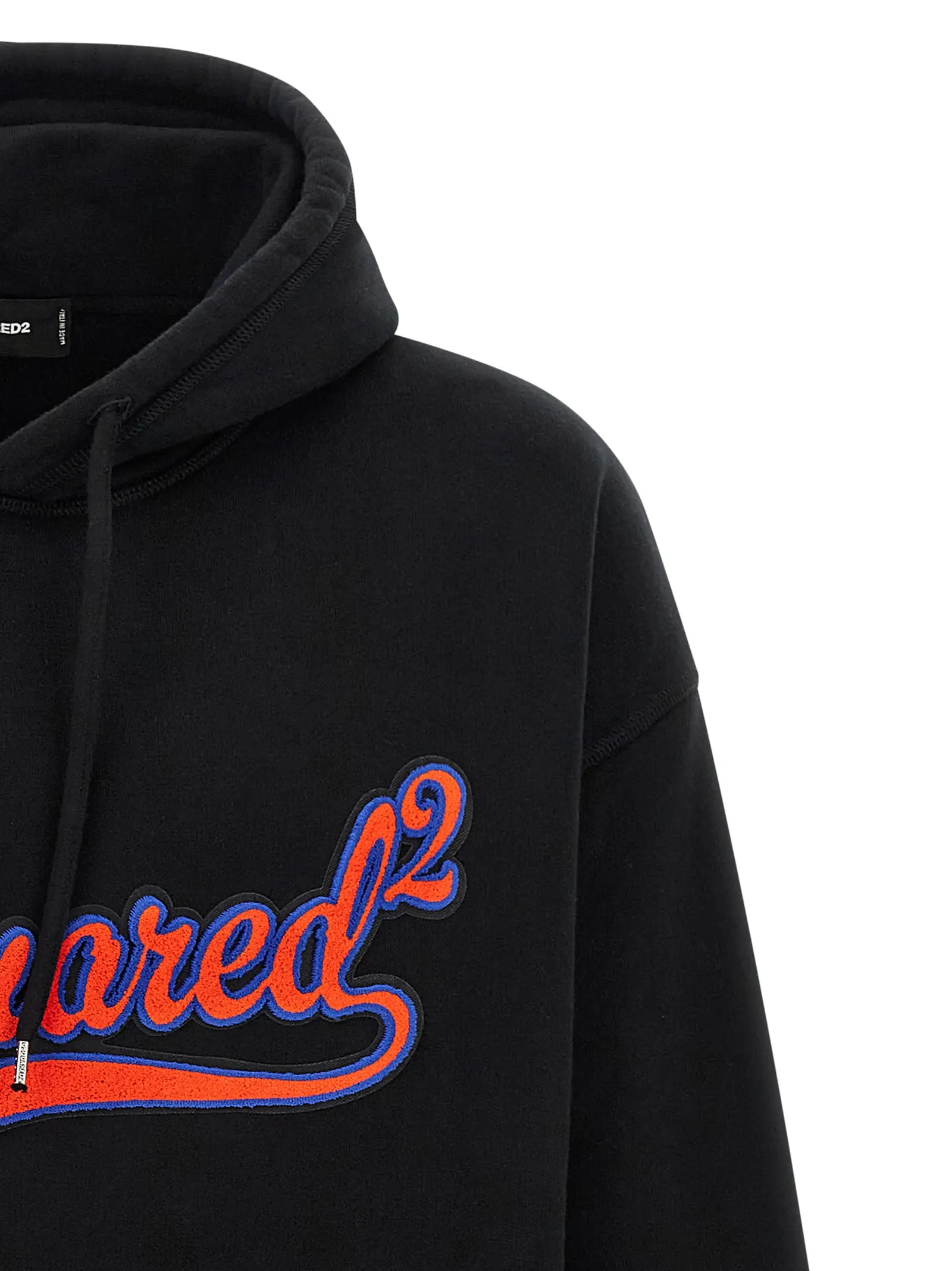 Худі Dsquared2 Sponge Patch Чорне 3 'Sponge Patch' hoodie Man DSQUARED2 Black