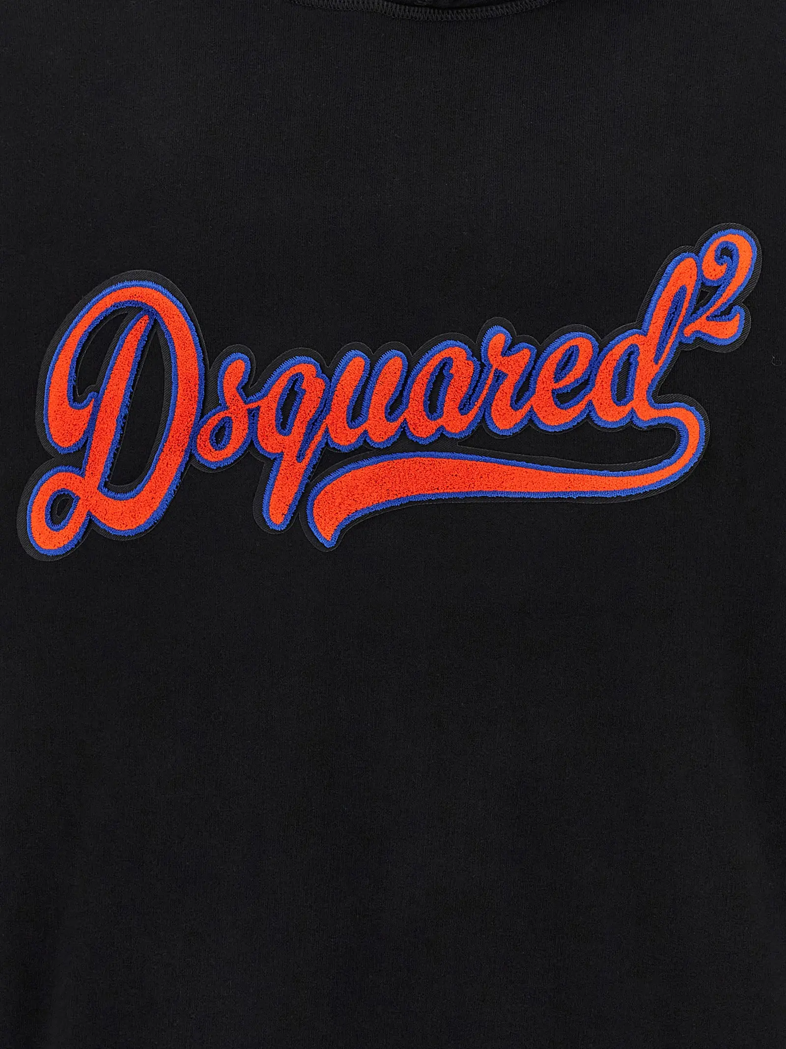 Худі Dsquared2 Sponge Patch Чорне 4 'Sponge Patch' hoodie 100% cotton DSQUARED2 Black