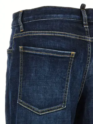 'D2 Twisted' jeans 71% cotton 16% polyester 11% viscose 2% elastane DSQUARED2 Blue