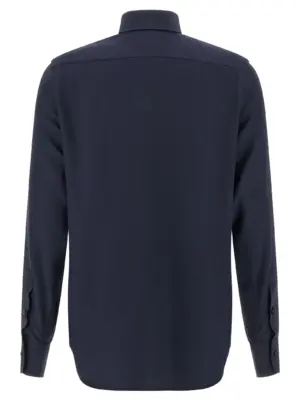 Silk shirt SCHB0LPB4864000 BRIONI Blue
