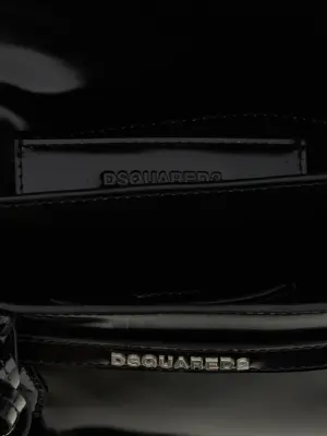 'Twin Mini' handbag 100% calfskin leather (Bos Taurus) DSQUARED2 Black