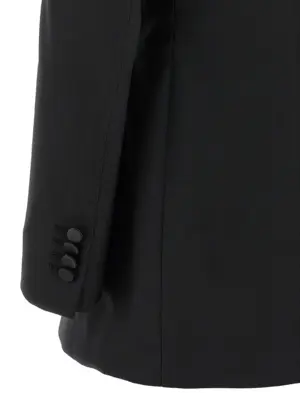 'Clarita' tuxedo dress Woman TAGLIATORE Black