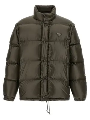 Re-Nylon down jacket PRADA Gray