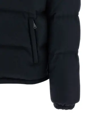 Cashmere down jacket 100% cashmere PRADA Blue