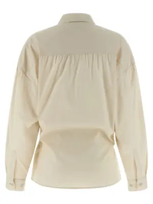 'Straight Collar Twisted' shirt SH1141LF1500WH048 LEMAIRE Beige