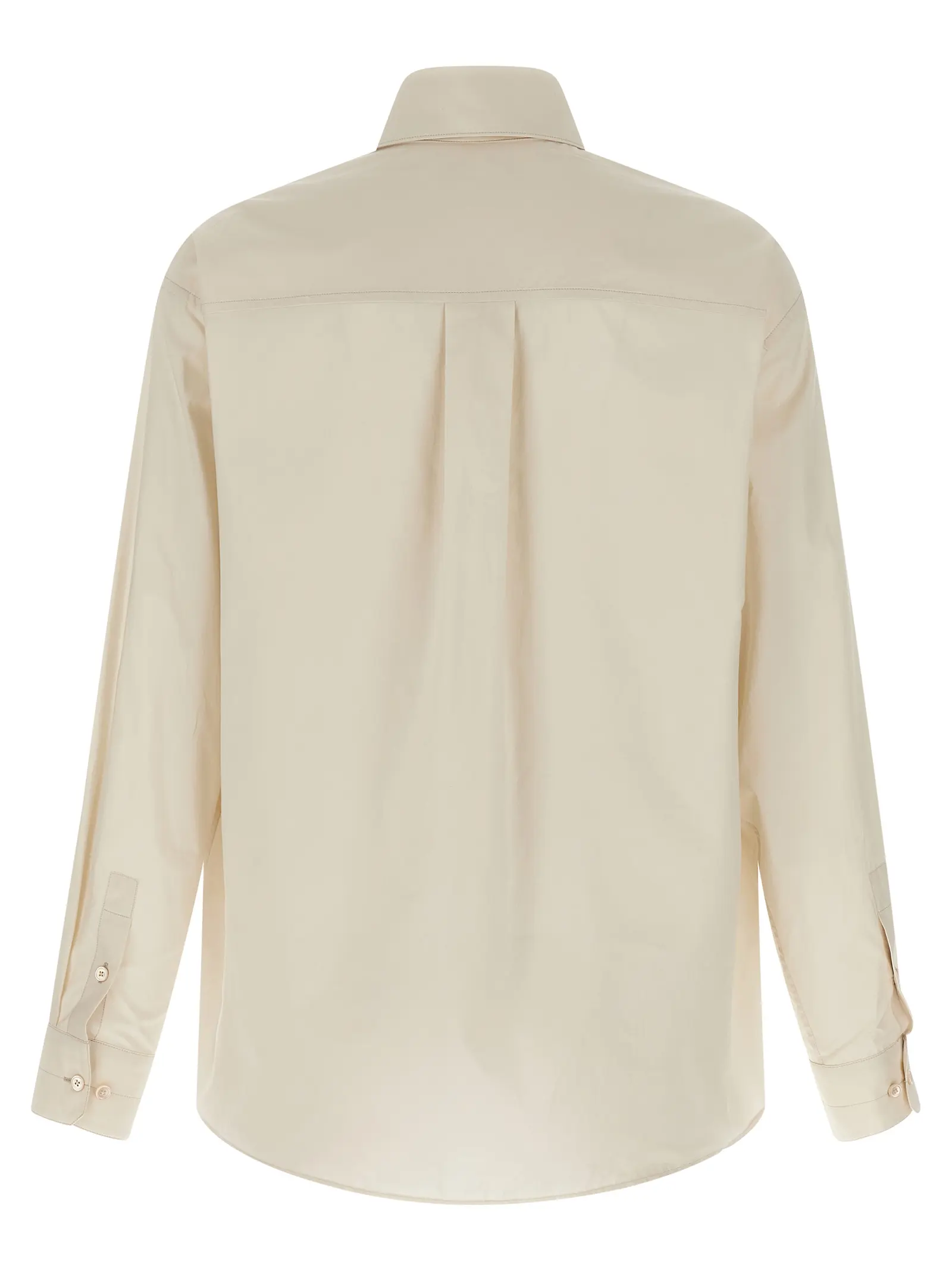 Сорочка Lemaire Cotton silk Бежева 2 Cotton silk shirt SH1201LF1500WH048 LEMAIRE Beige