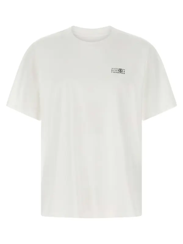 Printed T-shirt MM6 MAISON MARGIELA White/Black