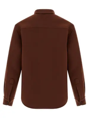 'Vagabond' overshirt SLVL0LOAA402500 BRIONI Brown