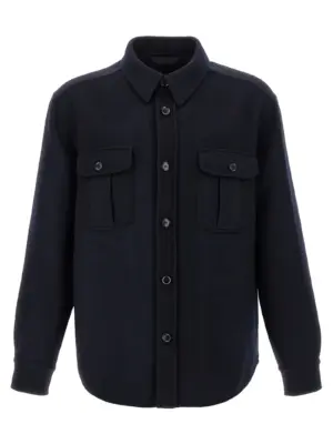 'Vagabond' overshirt BRIONI Blue