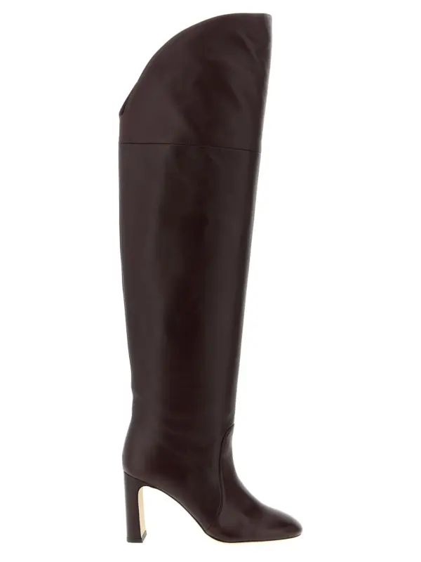 'Babette Over-The-Knee Tubo' boots STUART WEITZMAN Bordeaux