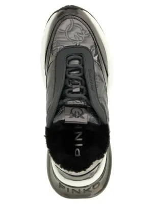 'Ariel 19' sneakers 55% lh 33% polyester 12% polyurethane PINKO Gray