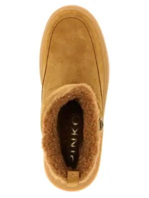 'Yoko 22' ankle boots 100% polyester PINKO Beige