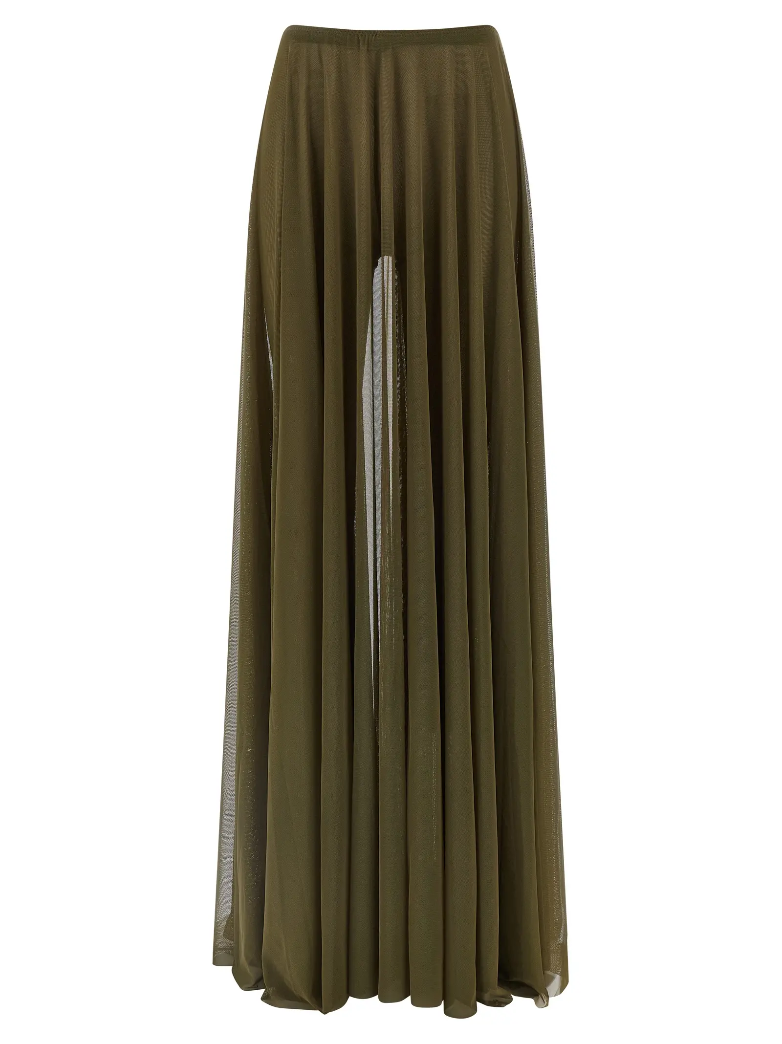 Спідниця Norma Kamali Pleated Зелена 1 Pleated skirt NORMA KAMALI Green