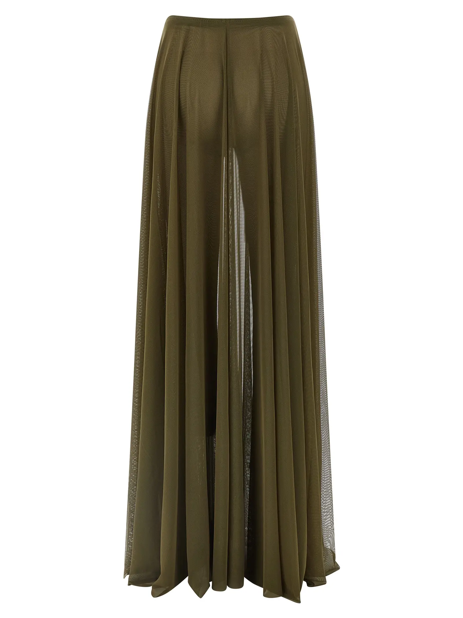 Спідниця Norma Kamali Pleated Зелена 2 Pleated skirt ST325SMSQ94867 NORMA KAMALI Green